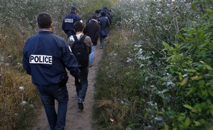 Illustration d'une évacuation de migrants