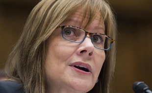La directrice générale de General Motors (GM), Mary Barra, le 18 juin 2014 à Washington