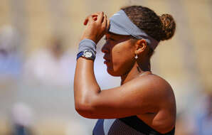 Naomi Osaka lors de son premier tour à Roland-Garros, le 30 mai 2021.