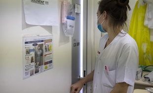 Photo d'illustration du personnel médical durant la période d'épidémie du Covid-19 en France.