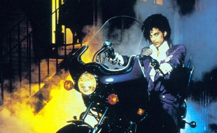 L'affiche du film Purple Rain, sorti en 1984.