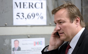 Le maire UDI de Bobigny, Staphane de Paoli le 31 mars 2014.