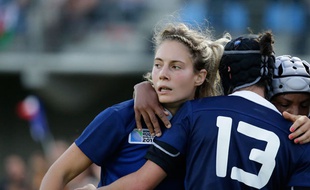 La Française Marjorie Mayans lors de la rencontre de Coupe du monde contre le pays de Galles, le 1er août 2014.