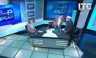 L'imam Mostafa Rashid a été frappé à coups de chaussure sur le plateau de la chaîne égyptienne LTC