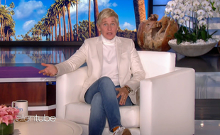 L'animatrice Ellen DeGeneres lors du lancement de la nouvelle saison de son talk-show
