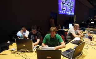 Une conférence de hackers, en Allemagne, en juillet 2010.
