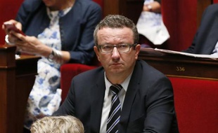 Christian Paul, l'un des députés socialistes dits "frondeurs", à l'Assemblée nationale, le 16 septembre 2014 à Paris