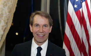 L'artiste américain Jeff Koons, le 22 novembre 2014 à Paris