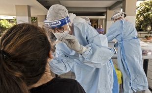 Un test PCR pour dépister le coronavirus.