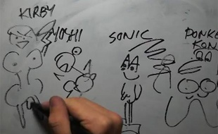 Un internaute raconte sa vie en croquis sur YouTube.
