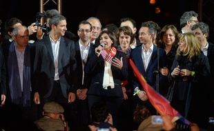 Anne Hidalgo a invité les Parisiens à un grand rassemblement sur le parvis de l'Hôtel-de-Ville quelques heures après les résultats