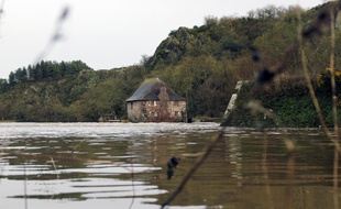 Illustration de la Vilaine, ici le moulin du Boël, au sud de Rennes.