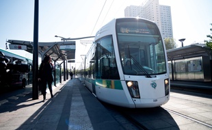 Le tramway T3 va être prolongé à l'ouest de Paris entre la porte d'Asnières et la porte Dauphine. (archives)