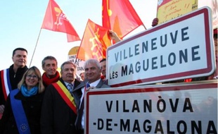 Noël Ségura (à droite sur la photo) : « L'occitan est une grande partie de notre culture ».