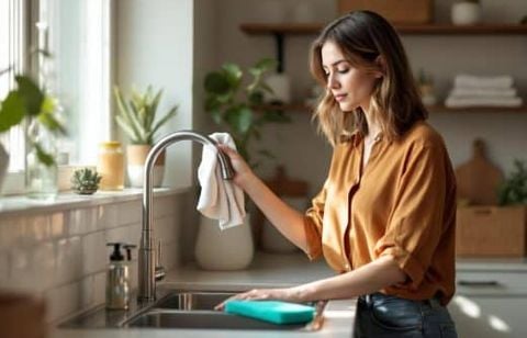 Sans démontage, sans effort : LA méthode express pour retirer les grosses traces de calcaire des robinets !