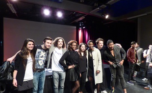Les participants aux quarts de finale du concours Eloquentia, à l'université Paris VIII de Saint-Denis.