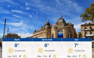 Météo Montpellier: Prévisions du dimanche 5 décembre 2021