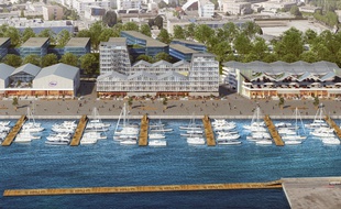 Le Quai des Caps, aux Bassins à Flot, accueillera quatre bâtiments, dont un complexe UGC de 13 salles