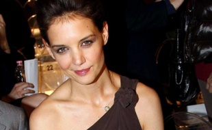 Katie Holmes le 24 février 2011 lors de la fashion week à Milan, au défilé Max Mara