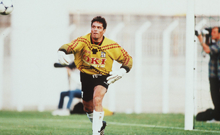 Bruno Martini (ici sous le maillot du MHSC en 1998) est décédé le 20 octobre 2020 à Montpellier.