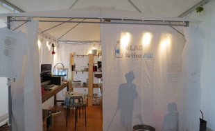 Le FabLAB d'Air Paca, ici en exposition extérieure, est une première en France.