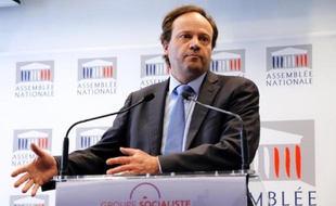 Le député PS Jean-Marc Germain à l'Assemblée nationale le 30 avril 2013 à Paris