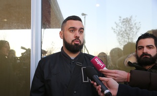 Eric Drouet, l'un des leaders des "gilets jaunes" à Paris, le 15 février 2019.