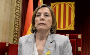 La présidente indépendantiste du Parlement régional de Catalogne Carme Forcadell