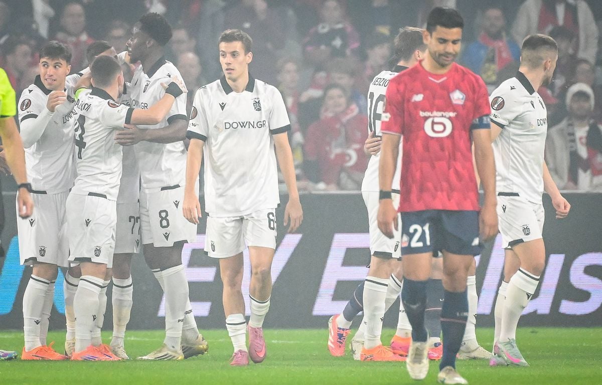 Ligue Europa : Lille s'effondre face au PAOK dans un match dingue, Nice poursuit sa descente
