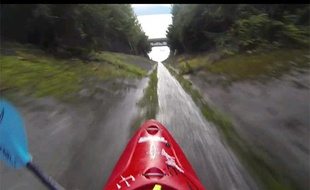 Capture d'écran d'une descente en kayak de Ben Marr