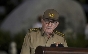 L'ancien président cubain Raul Castro le 1er janvier 2019.