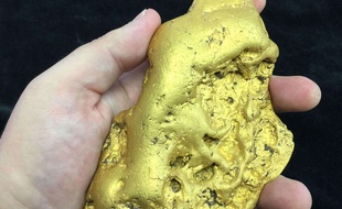 Une grosse pépite d'or.