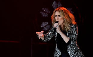 Céline Dion, photographiée le 4 juillet 2017 à l'AccorHotels Arena à Paris.