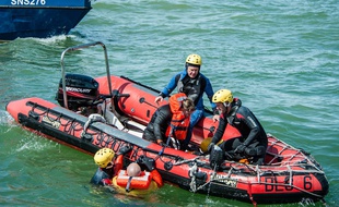 Exercice de sauvetage en mer (illustration).