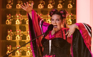 Netta Barzilai, à l'Eurovision, le 7 mai 2018.
