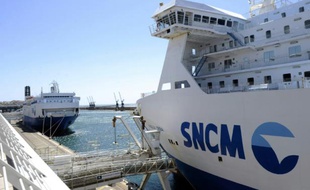 Les ferries de la SNCM le 20 mai 2015 à Marseille