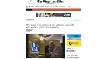 Un vétéran de la Seconde guerre mondiale a retrouvé son amour de jeunesse.