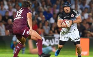 Takeshi Hino, le talonneur du Stade Toulousain, lors du match de Top 14 à Bordeaux face à l'UBB, le 24 août 2019.