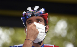 Thibaut Pinot lors du Tour de France, le 6 septembre 2020.