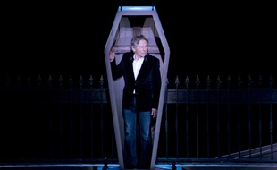 Roman Polanski le 17 mars 2014 au théâtre Mogador