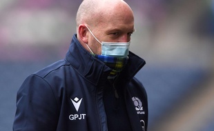 Le sélectionneur écossais Gregor Townsend avant le match contre le pays des Galles, le 13 février 2021.