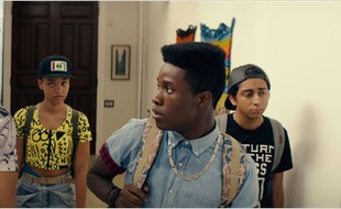 Shameik Moore, Tony Revolori et Zoë Kravitz dans Dope