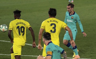Antoine Griezmann a inscrit un but magnifique lors de Barcelone-Villarreal, le 5 juillet 2020.