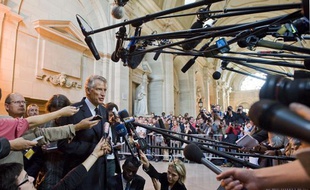 Dominique de Villepin au procès Clearstream le 30 septembre 2009