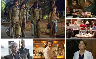 Photos extraites des séries « Stranger Things », « Kaamelott », « The Big Bang Theory », « Grey’s Anatomy », « The Deuce » et «Game of Thrones ».