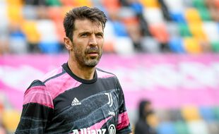 Gianluigi Buffon lors d'Udinese-Juventus Turin, le 2 mai 2021.