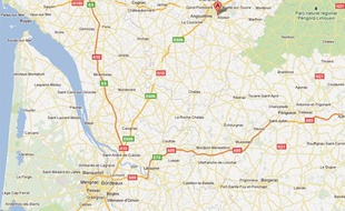 Google Maps de Soyaux (Charente).