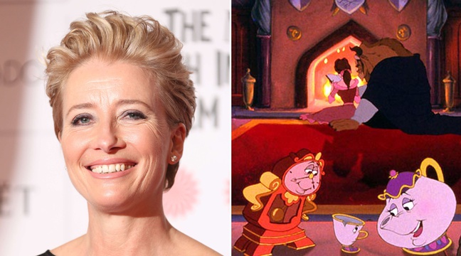 La Belle Et La Bête Emma Thompson «La Belle et la Bête»: Emma Thompson dans le rôle de Madame Samovar, la