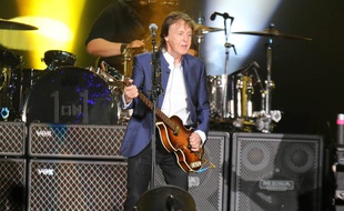 Paul McCartney sur la scène du Desert Trip
