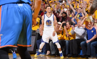 Le meneur de jeu des Golden State Warriors Stephen Curry, le 18 mai 2016.